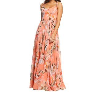 NWT Dress The Population Hollie Dress Coral Medium